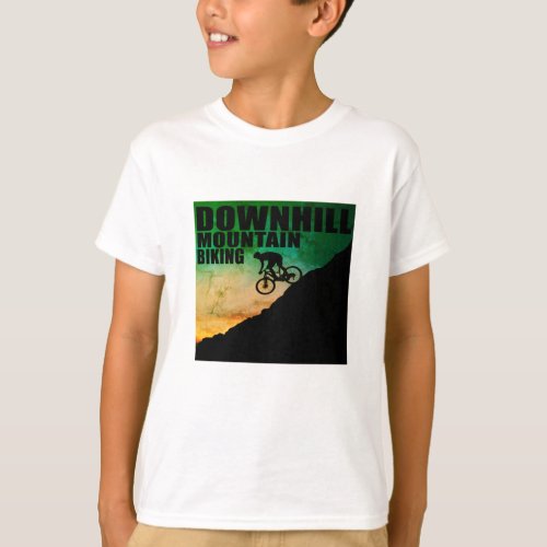 Downhill mountain biking T_Shirt