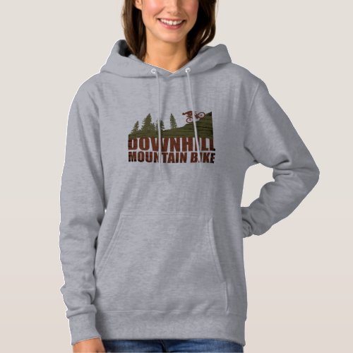 Downhill mountain biking vintage hoodie