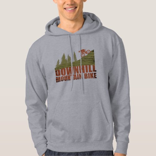 Downhill mountain biking vintage hoodie