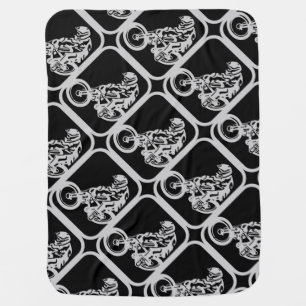 Downhill MTB Baby Blanket