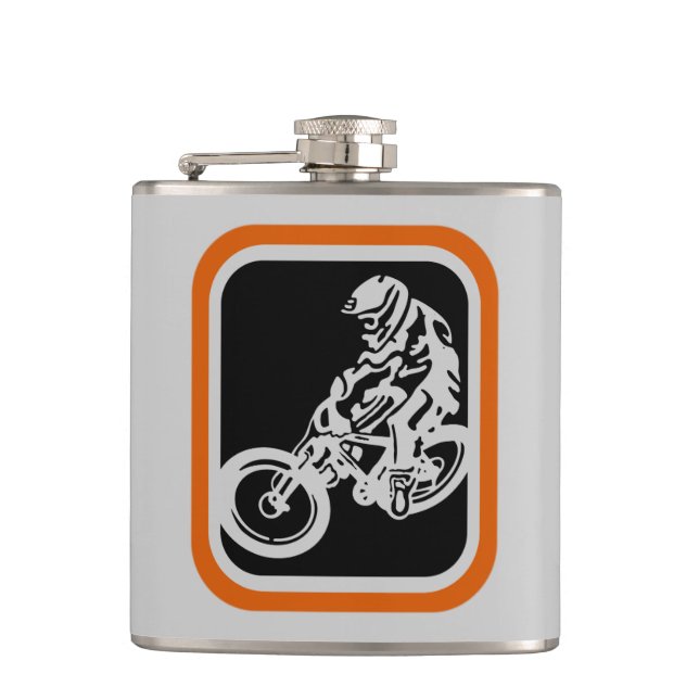 Downhill MTB Hip Flask (Front)