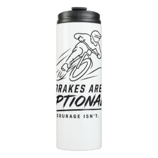 Downhill MTB Rider Thermal Tumbler