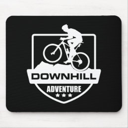 downhill off road mountain biking mouse pad