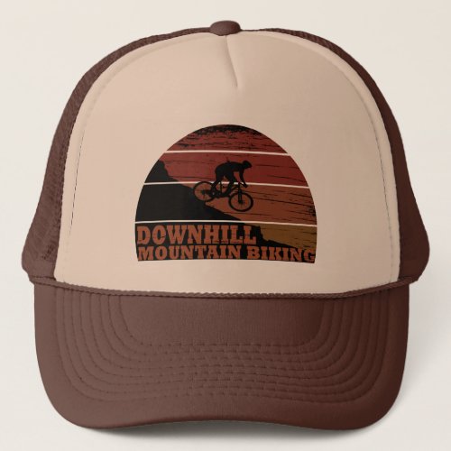 downhill off road mountain biking trucker hat