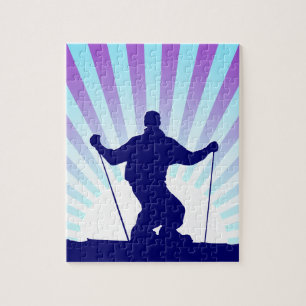 downhill skier jigsaw puzzle
