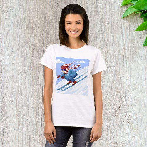 Downhill Skier T_Shirt