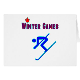 Downhill Skiing Cards