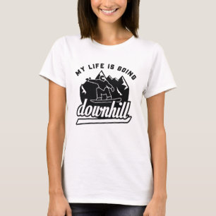 Downhill Snowboarding T-Shirt
