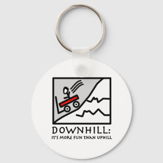 Downhill Thrill Wagon Keychain