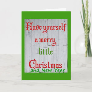 DOWNHOME CHRISTMAS GREETINS U MADE YOURSELF HOLIDAY CARD