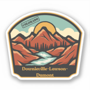Downieville-Lawson-Dumont, Colorado Sticker