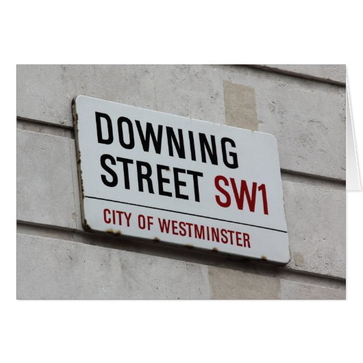 Downing Street Sign (Front Horizontal)