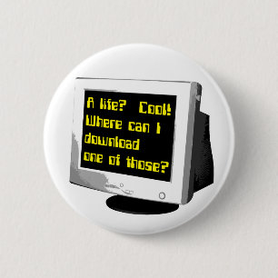 Download A Life Funny Button Computer Humor