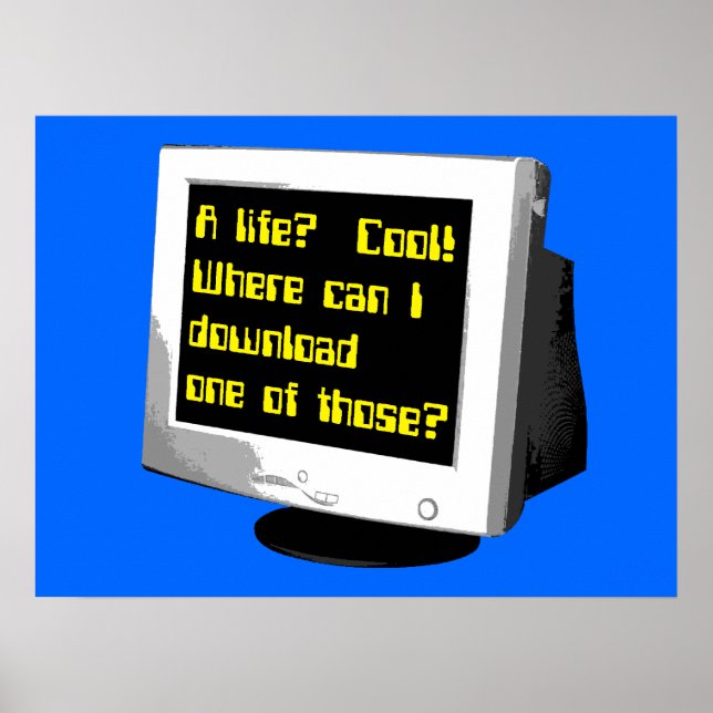 Download A Life Funny Poster Humor (Front)