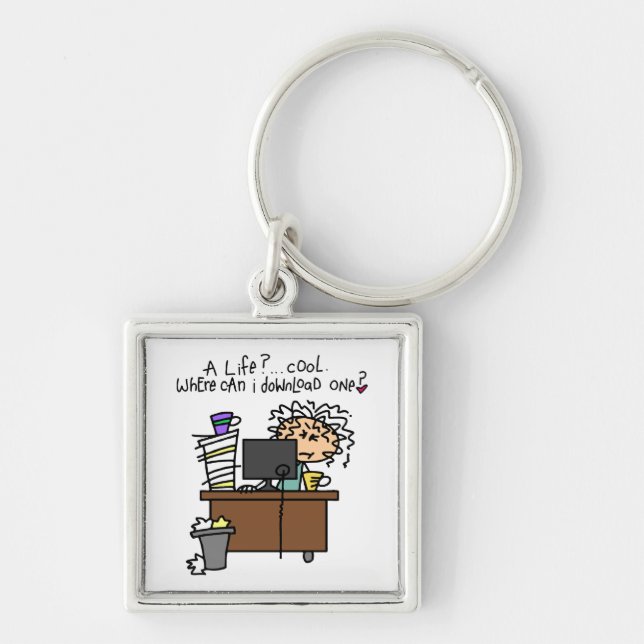 Download Life Humor Keychain (Front)