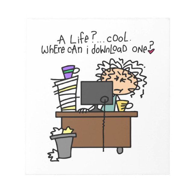 Download Life Humor Notepad (Front)