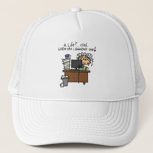 Download Life Humor Trucker Hat (Front)