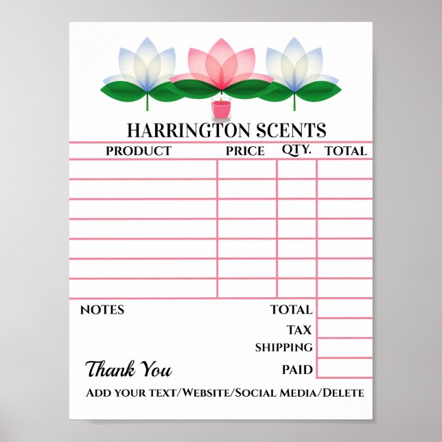 DOWNLOAD Your Invoice  Poster (Front)