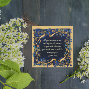 Downloadable Customizable Bible Verse Tree Branch Holiday Card