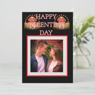 Downloadable Valentine Day Hearts Invitation Card