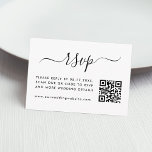 Downloadable Wedding RSVP with QR Code Invitation<br><div class="desc">For more advanced customization of this design,  please click the BLUE DESIGN TOOL BUTTON above!</div>