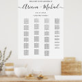 Downloadable Wedding Welcome sign Seating chart | Zazzle