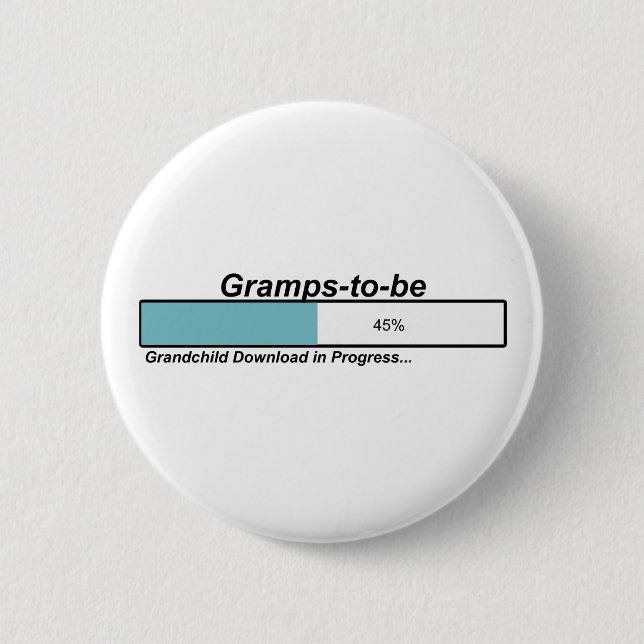 Downloading Gramps to Be Button (Front)