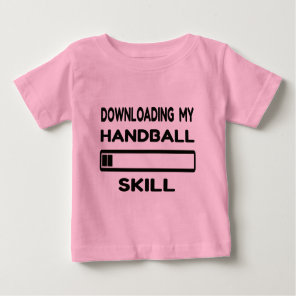 Downloading my Handball skill Baby T-Shirt