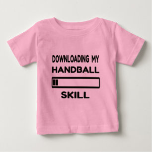 Downloading my Handball skill Baby T-Shirt
