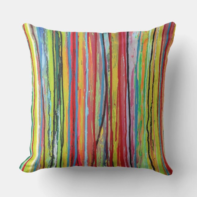 Downpour 20 x 20 Outdoor Throw Pillow (Front)