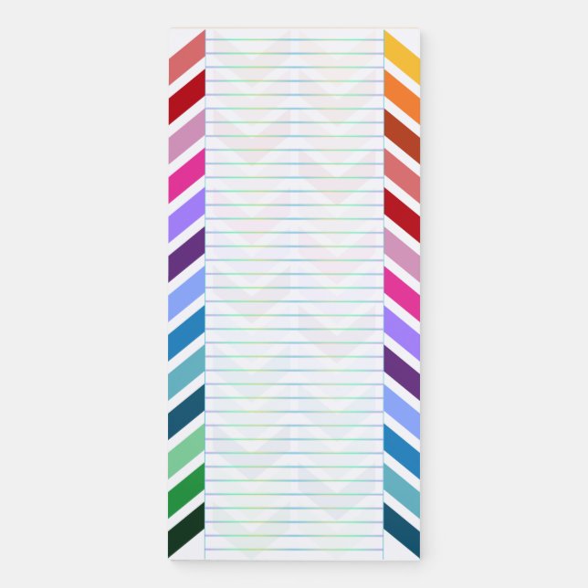 Downside Arrows Magnetic Notepad (Front)