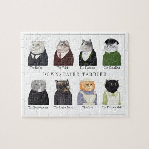 DOWNSTAIRS TABBIES 8x10 Puzzle