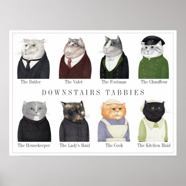 DOWNSTAIRS TABBIES Poster (Front)