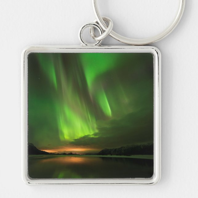 Downstream Aurora Keychain (Front)