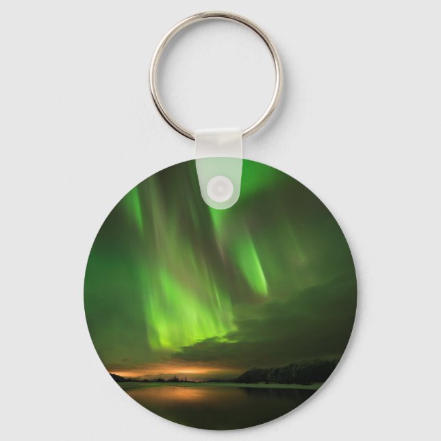 Downstream Aurora Keychain (Front)