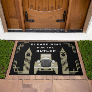 Downton Themed Vintage British Inspired Doormat