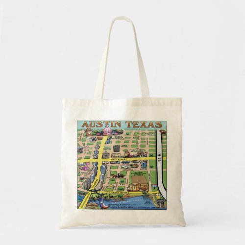 Downtown Austin Texas 14 Tote Bag