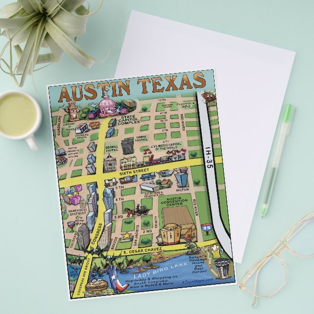 Map Of Downtown Austin Texas