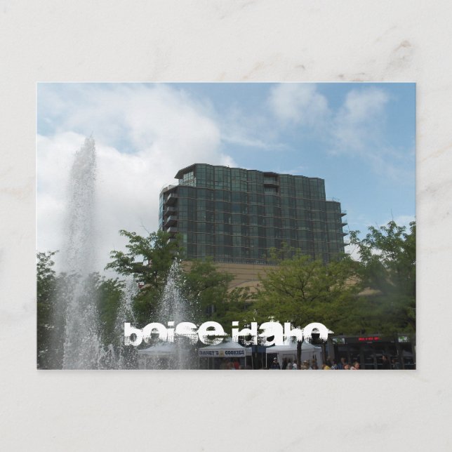 Downtown Boise Idaho Postcard (Front)