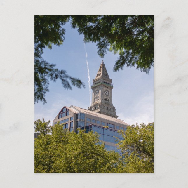 Downtown Boston Holiday Postcard (Front)
