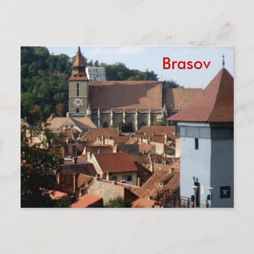 Downtown Brasov Postcard