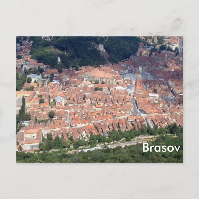 Downtown Brasov Postcard (Front)