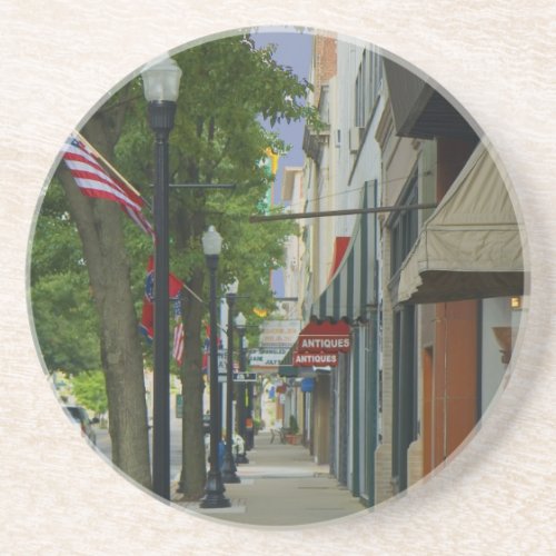 Downtown Bristol _ Tennessee sidewalk Coaster