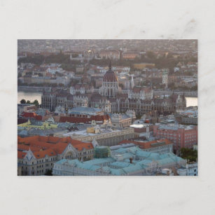 Downtown Budapest Postcard