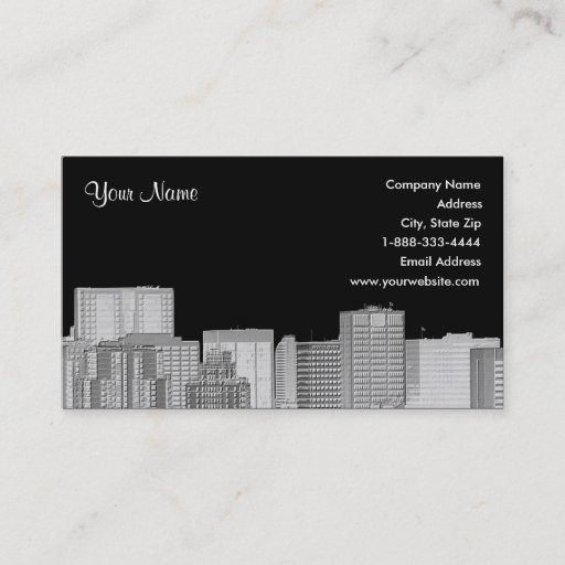 Customizable Downtown Business Cards