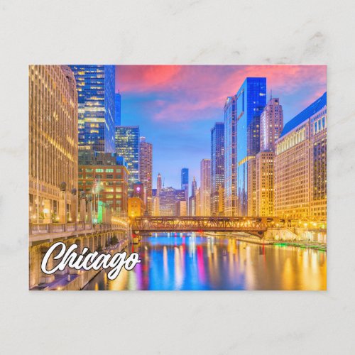 Downtown Chicago Illinois USA Postcard
