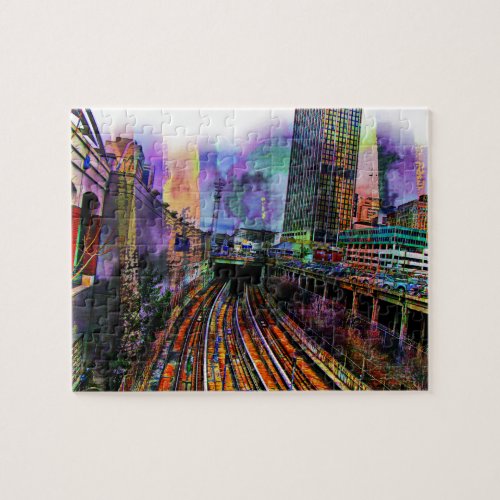 Downtown Chicago Jigsaw Puzzle