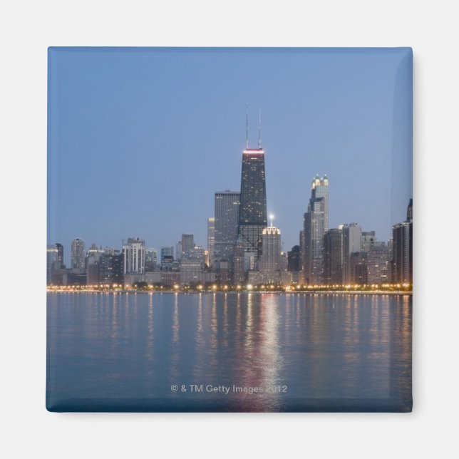 Downtown Chicago Skyline Magnet (Front)
