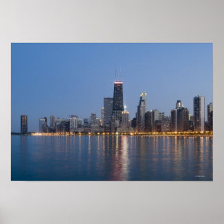 Chicago Skyline Posters | Zazzle