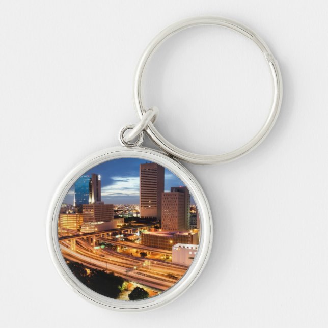 Downtown City View Keychain (Front)